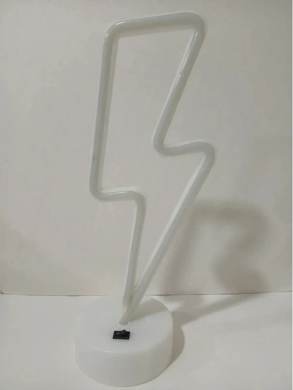 Purple lightning night light